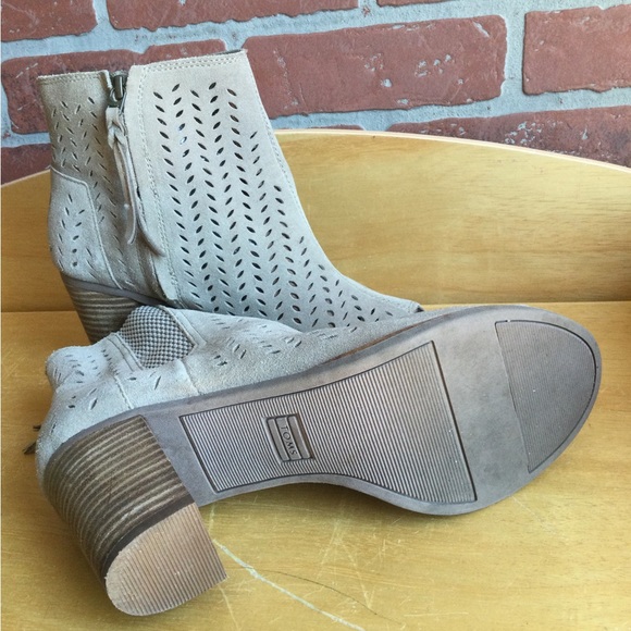 TOMS open toe heel booties - Picture 10 of 11